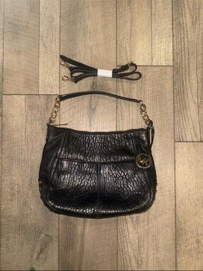 Michael Kors Pebbled Leather Studded Shoulder Bag
